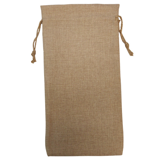 sublimation burlap wine bottle bags - 17cm x 34cm