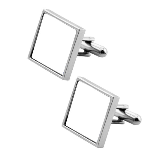 Sublimation Cufflinks - Square - Standard - Pack of 50