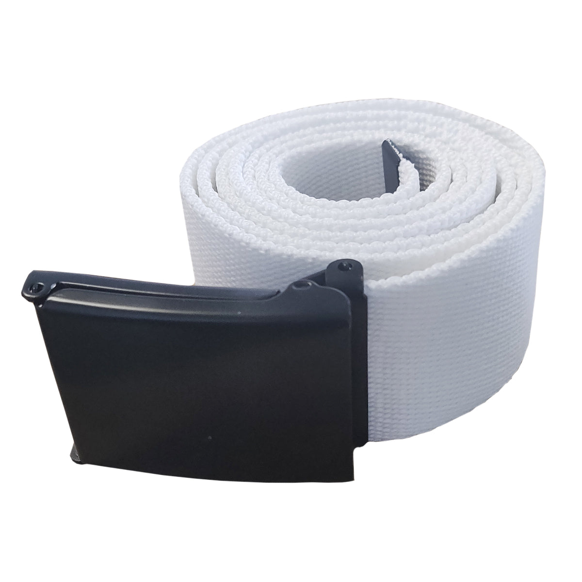 sublimation fashion belts with buckle - matt black - 40mm x 1200mm