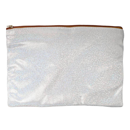 sublimation glitter cosmetic pouches - 16.5cm x 23cm