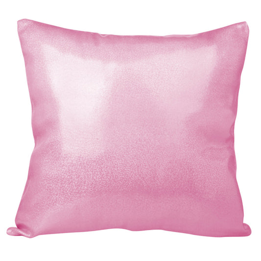 sublimation glitter cushion covers - pink - square - 40cm