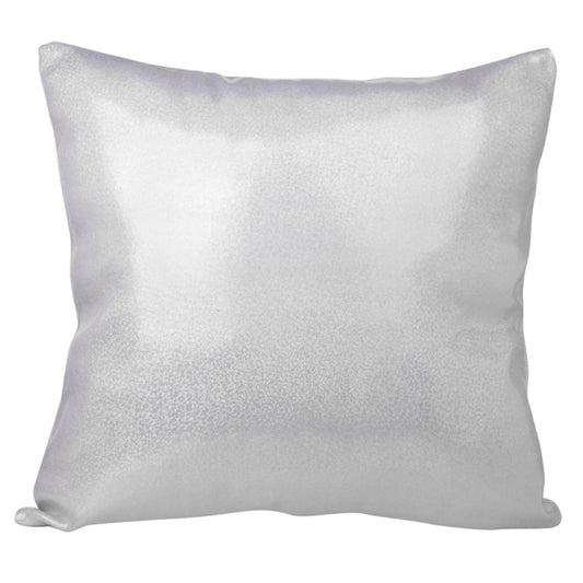 sublimation glitter cushion covers - silver - square - 40cm