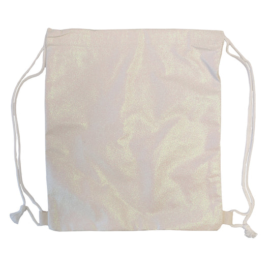 sublimation glitter drawstring bags - 34cm x 38cm