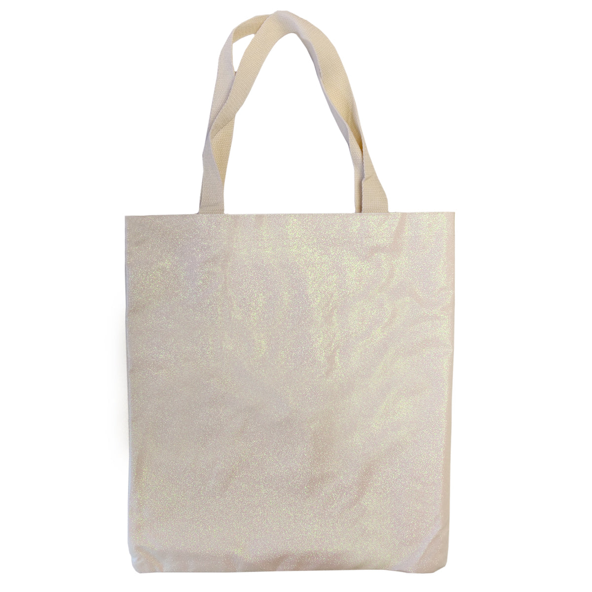 sublimation glitter tote bags - short handles - 34cm x 38cm