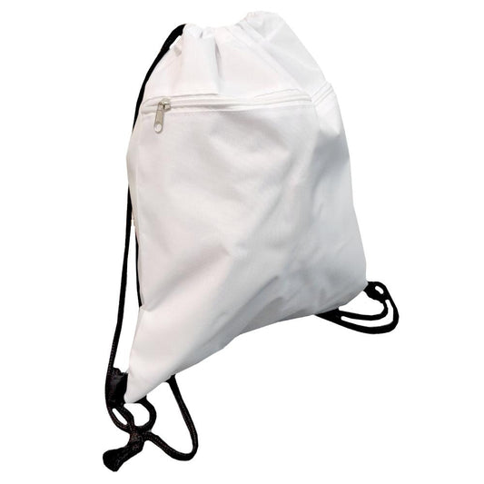 sublimation gym bags with black drawstring - polyester