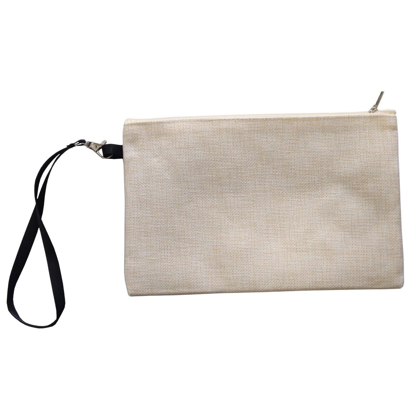sublimation linen cosmetic bags - with strap - 15cm x 24cm