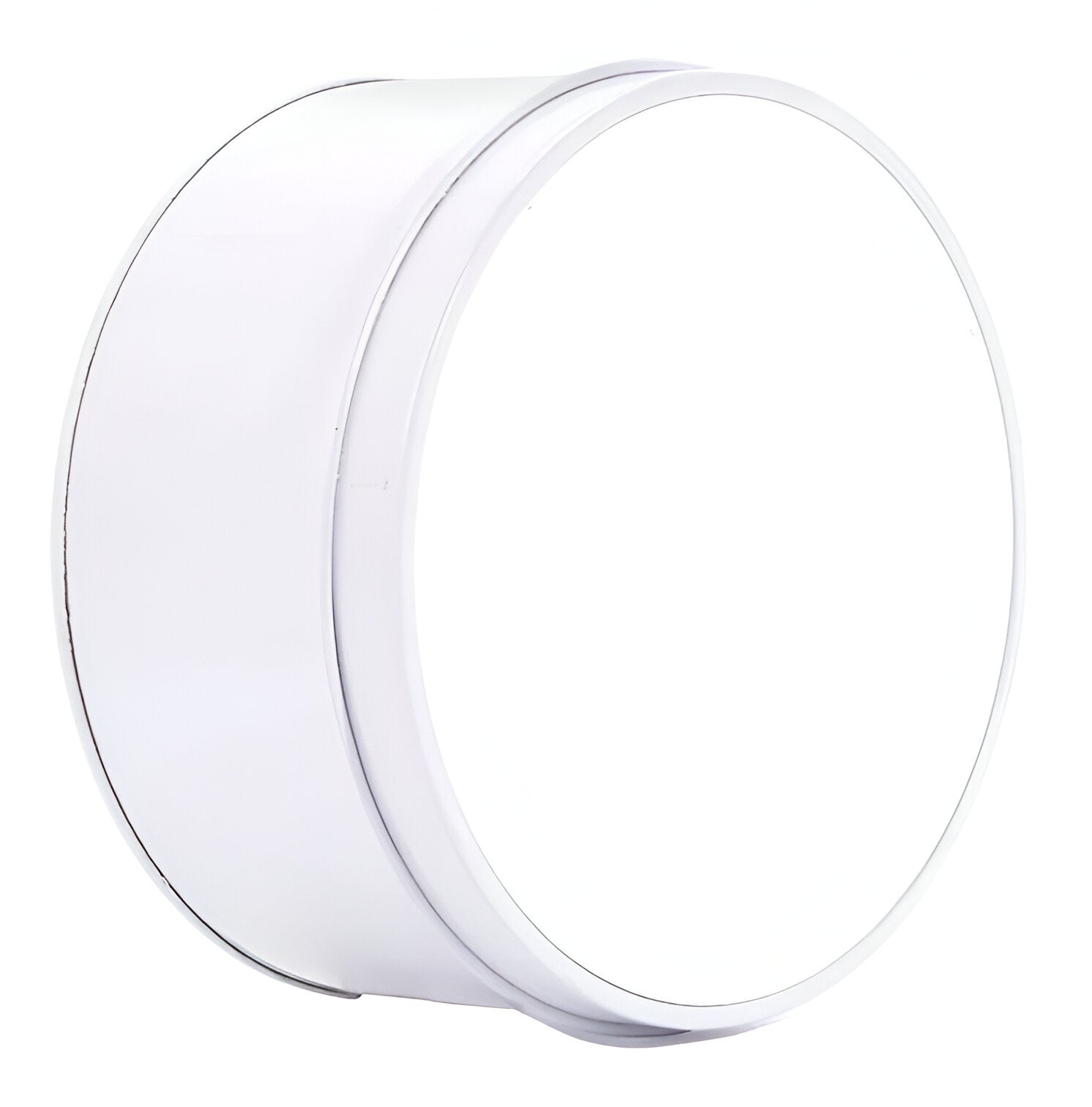 sublimation metal round tins with printable insert - white - 15cm x 15cm
