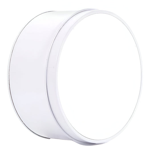 sublimation metal round tins with printable insert - white - 15cm x 15cm