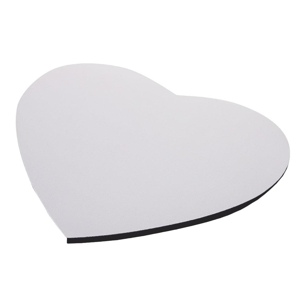 sublimation mouse pads - heart - 23cm x 18cm - 5mm