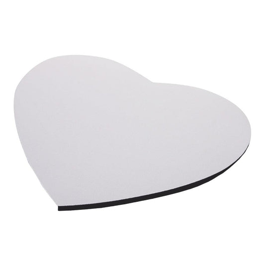 sublimation mouse pads - heart - 23cm x 18cm - 5mm