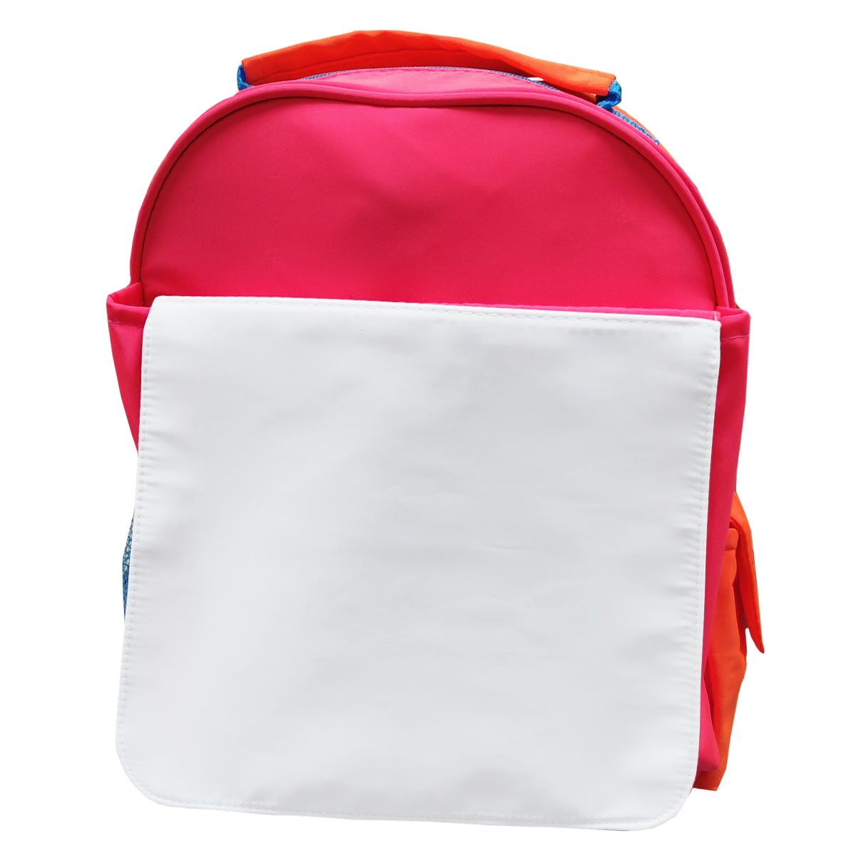 sublimation neon backpacks - hi-vis - orange & pink