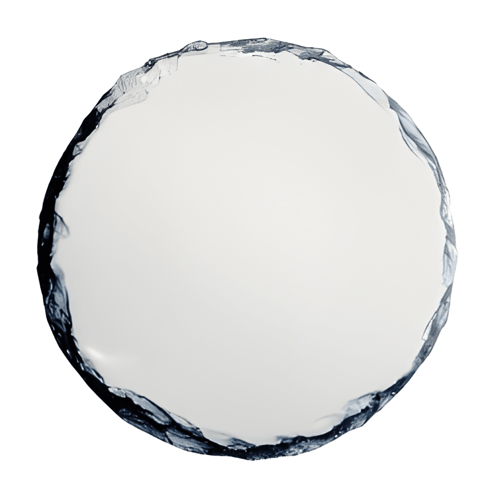 sublimation photo slate coasters - round - gloss - 10cm