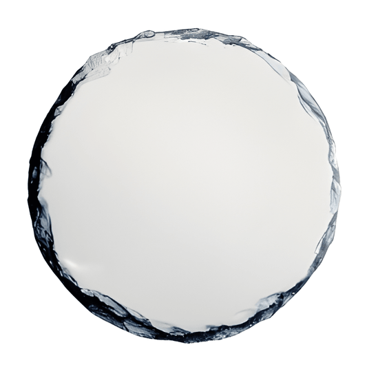 sublimation photo slate coasters - round - gloss - 10cm