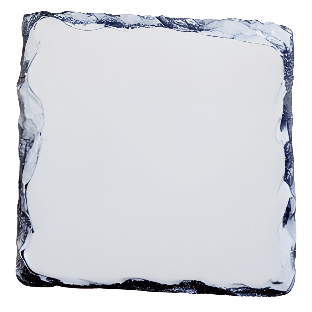 sublimation photo slate coasters - square - gloss - 9cm x 9cm