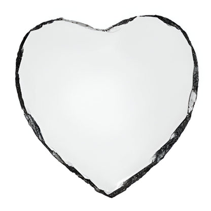 Sublimation Photo Slates - Heart - Gloss - 15cm x 15cm - Pack of 40