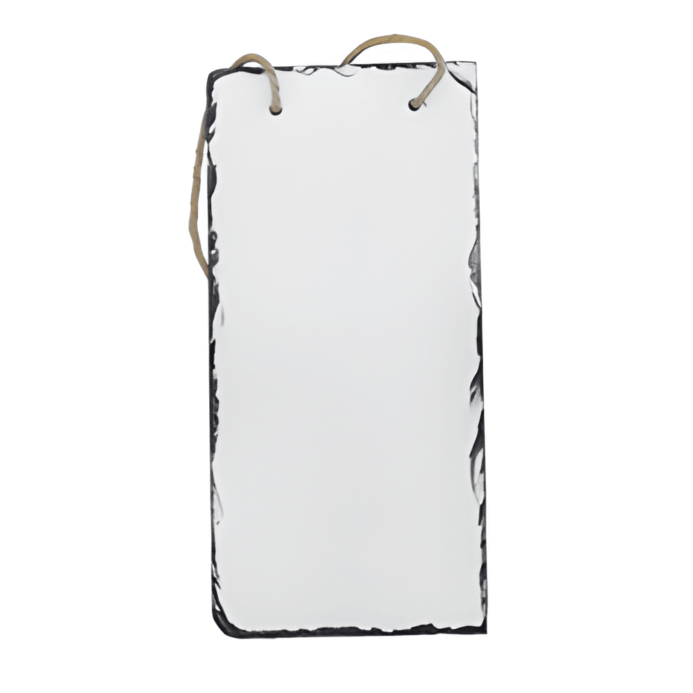 sublimation photo slates - rectangle - gloss - 15cm x 30cm - hanging