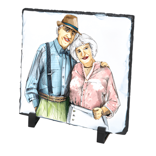 sublimation photo slates - square - matt - 20cm x 20cm