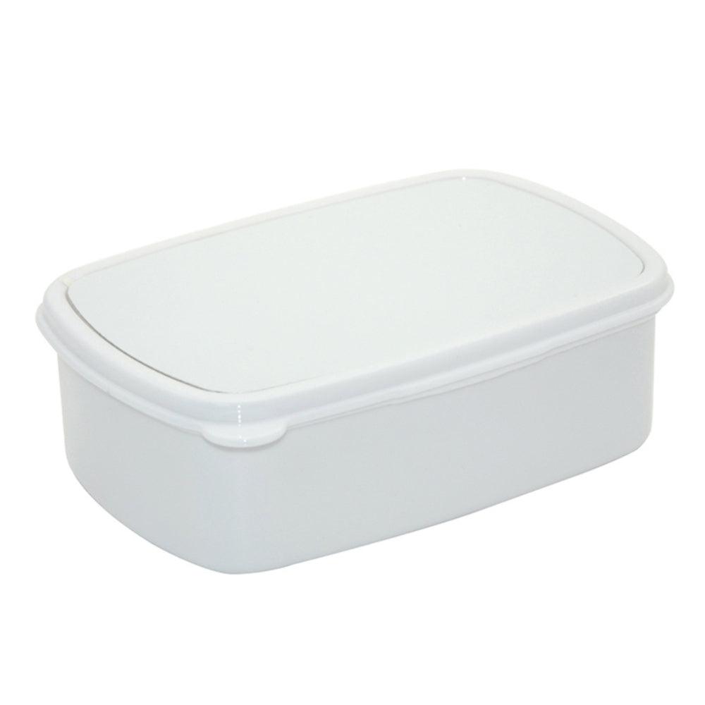 sublimation plastic lunch boxes - small - white