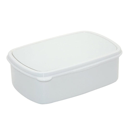sublimation plastic lunch boxes - small - white