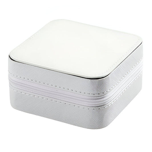 sublimation pu jewellery boxes - white
