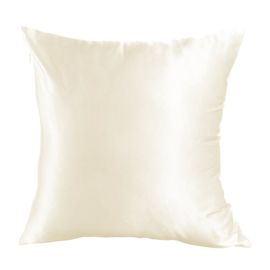 sublimation satin cushion covers - cream satin - square - 40cm