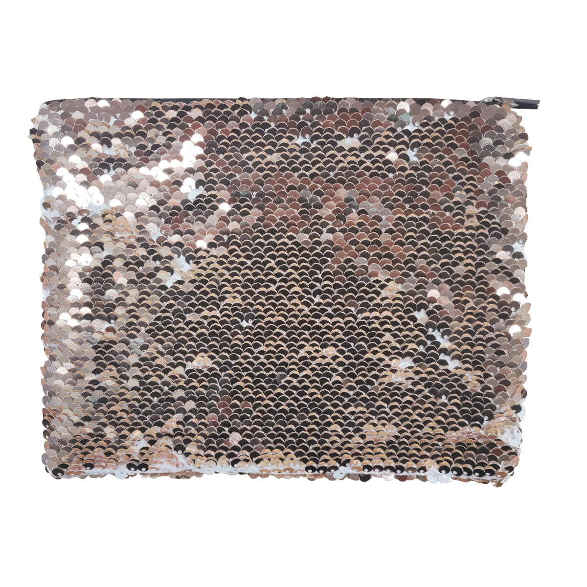 sublimation sequin cosmetic bags - champagne gold - 15cm x 20cm