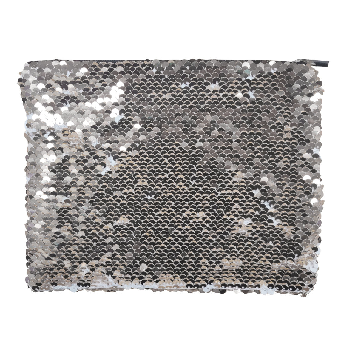 sublimation sequin cosmetic bags - silver - 15cm x 20cm