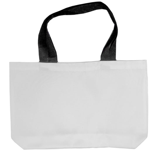 sublimation shopping bags - black handles - 30cm x 47cm