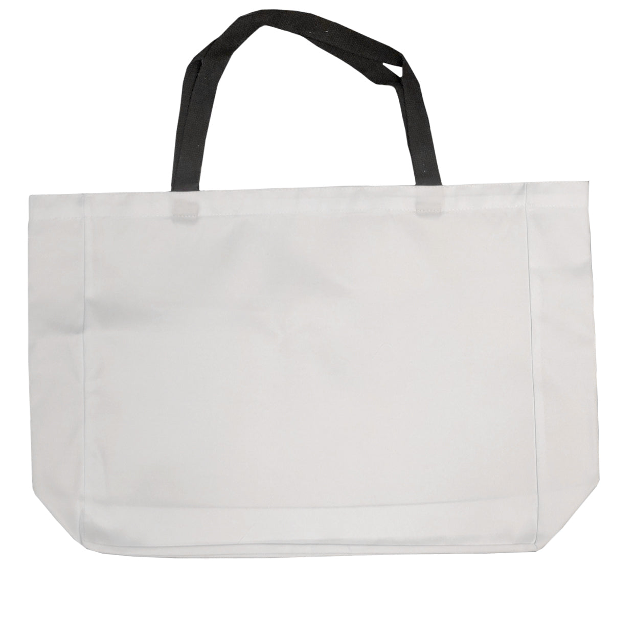 sublimation shopping bags - black handles - 38cm x 48cm