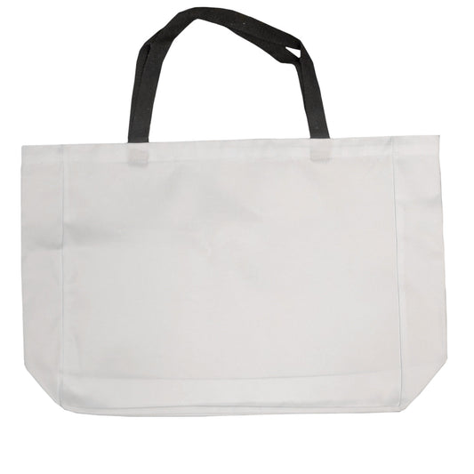 sublimation shopping bags - black handles - 38cm x 48cm