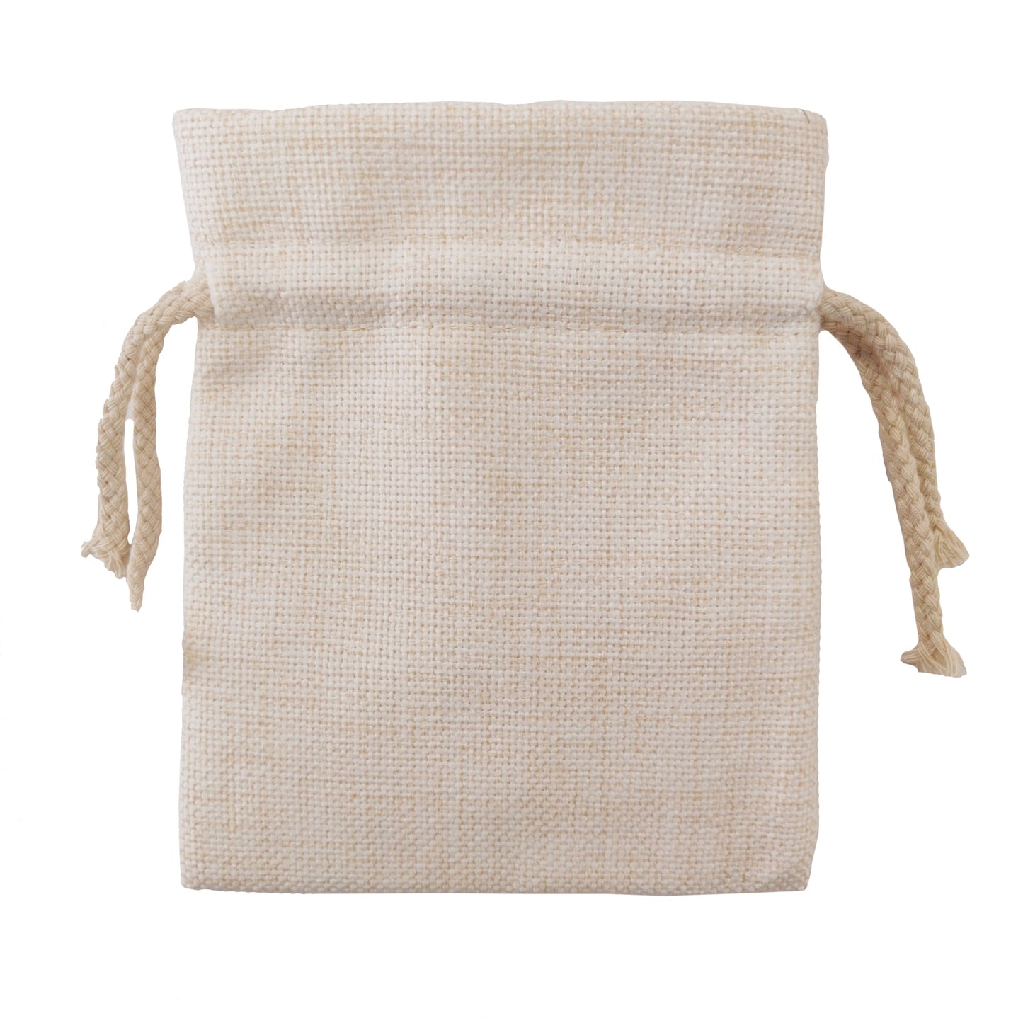 sublimation thick linen drawstring bags - 12cm x 15cm