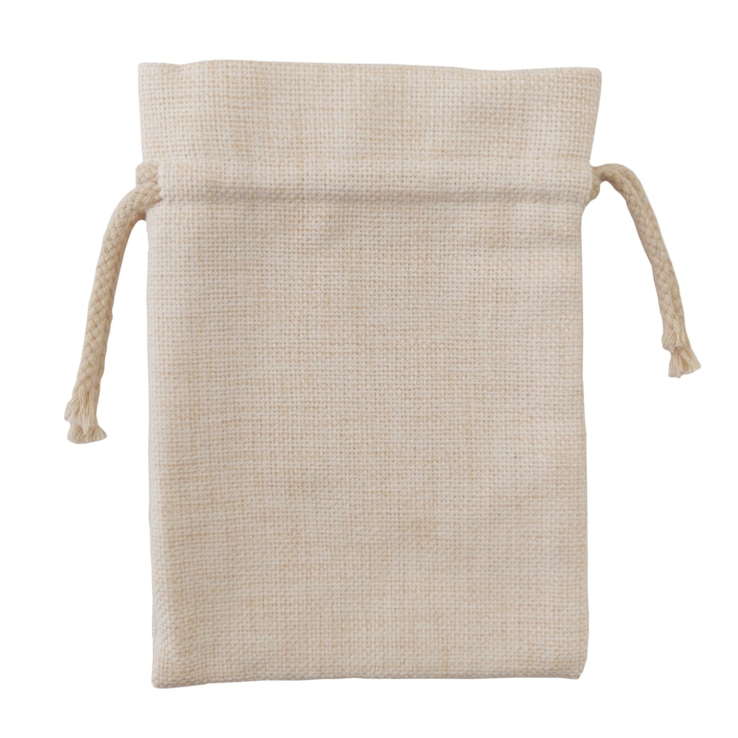 sublimation thick linen drawstring bags - 13cm x 18cm