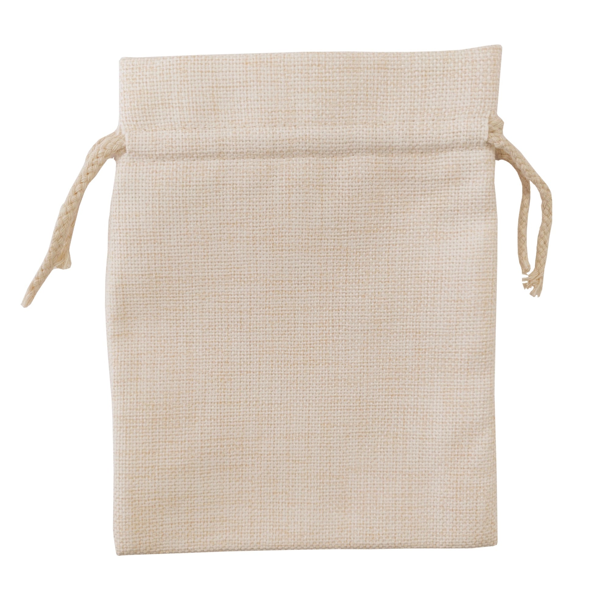 sublimation thick linen drawstring bags - 15cm x 20cm