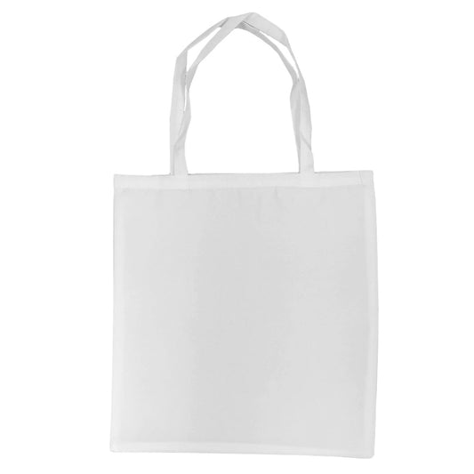 sublimation tote bags - venice - satin white - short handles - 38cm x 40cm