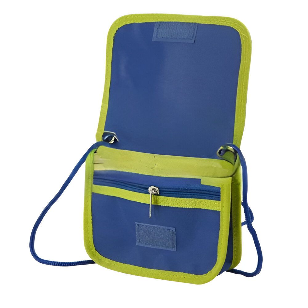 Sublimation Travel Wallets with Shoulder Strap - Blue - Pack of 100