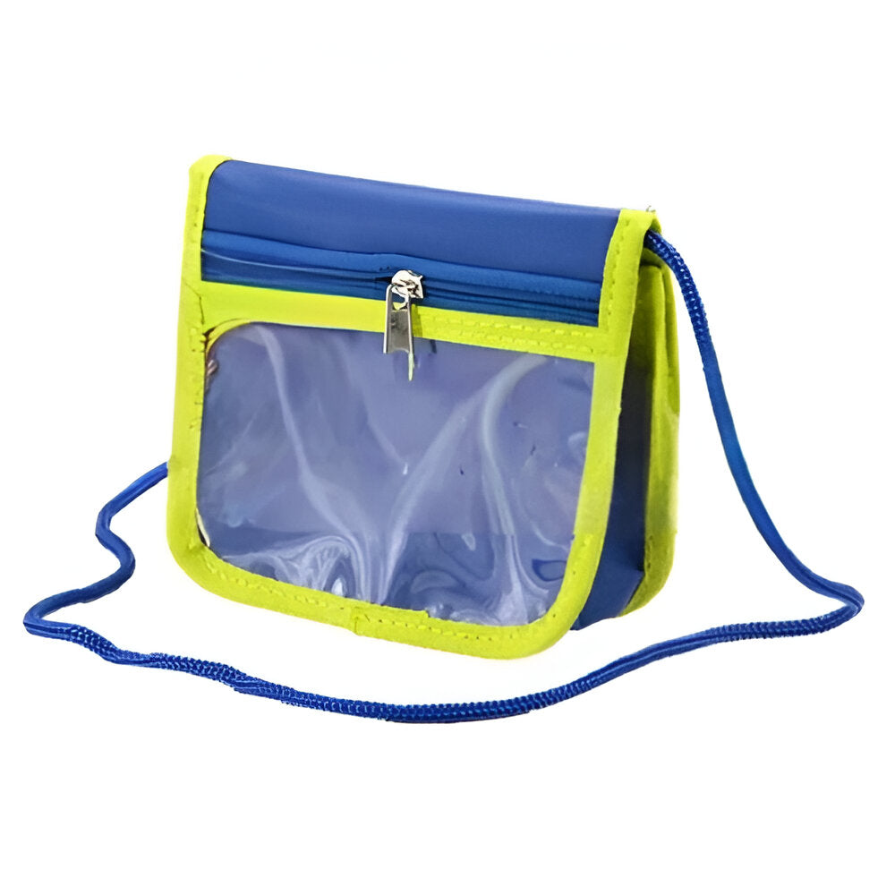 Sublimation Travel Wallets with Shoulder Strap - Blue - Pack of 100