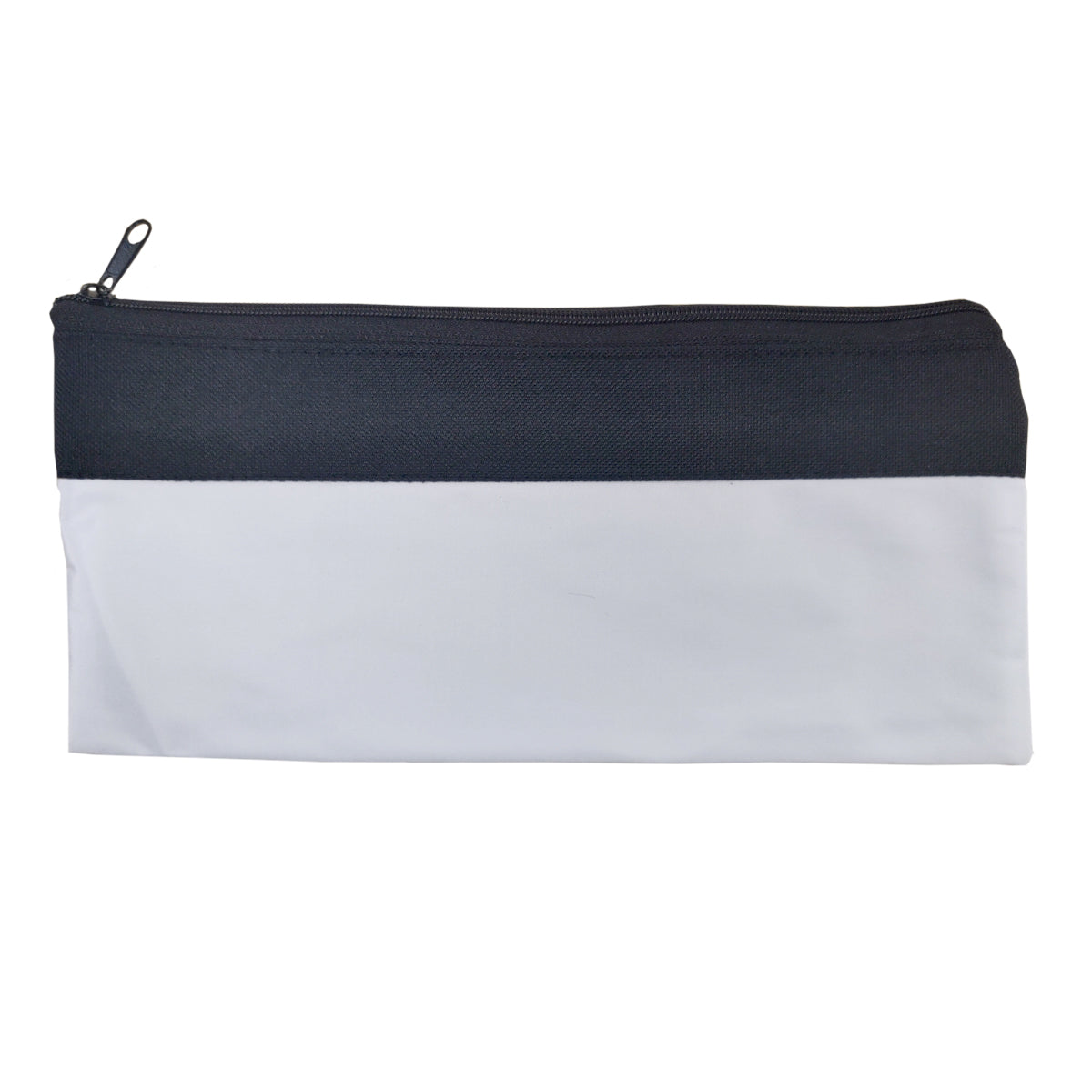 sublimation zip up bags - black & white - 11.5cm x 24cm