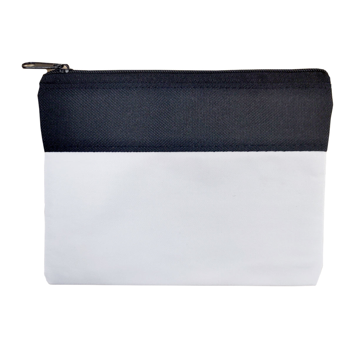 sublimation zip up bags - black & white - 11cm x 14.5cm